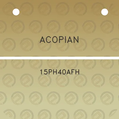 acopian-15ph40afh