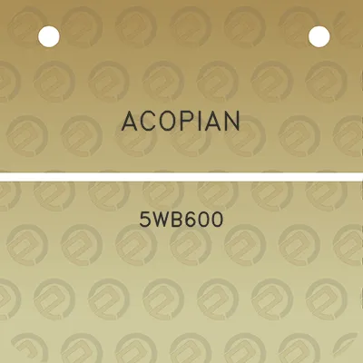 acopian-5wb600