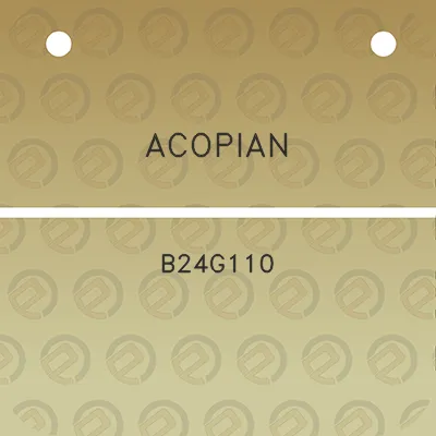 acopian-b24g110