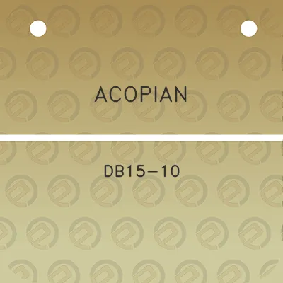acopian-db15-10
