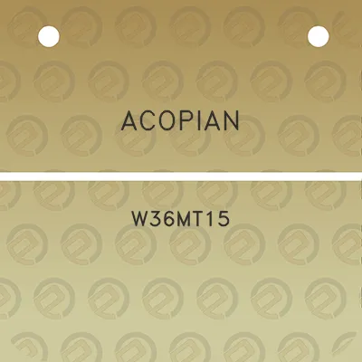 acopian-w36mt15