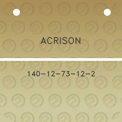 acrison-140-12-73-12-2