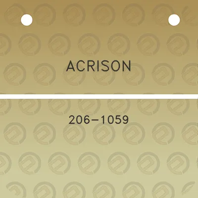 acrison-206-1059