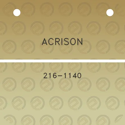 acrison-216-1140