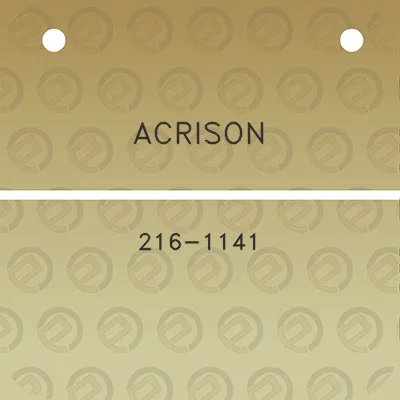 acrison-216-1141