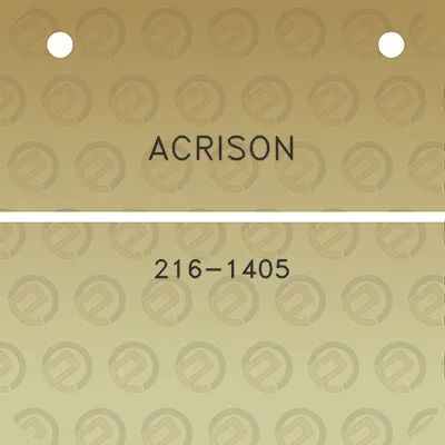 acrison-216-1405