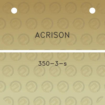 acrison-350-3-s