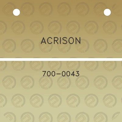 acrison-700-0043