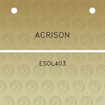 acrison-esol403