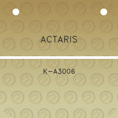 actaris-k-a3006