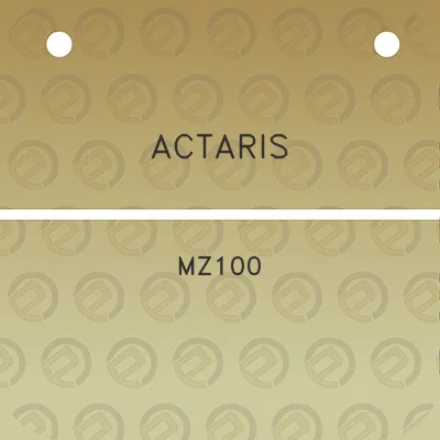 actaris-mz100