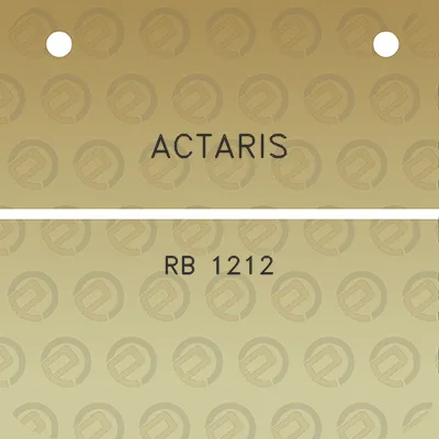 actaris-rb-1212