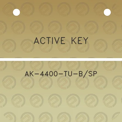 active-key-ak-4400-tu-bsp