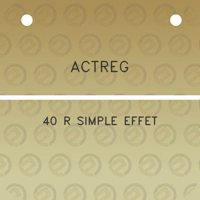 actreg-40-r-simple-effet