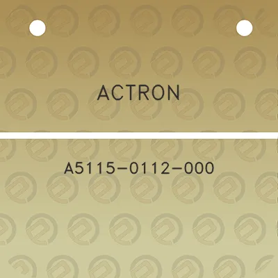 actron-a5115-0112-000