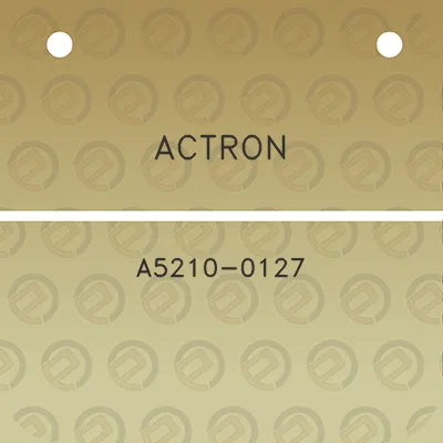 actron-a5210-0127