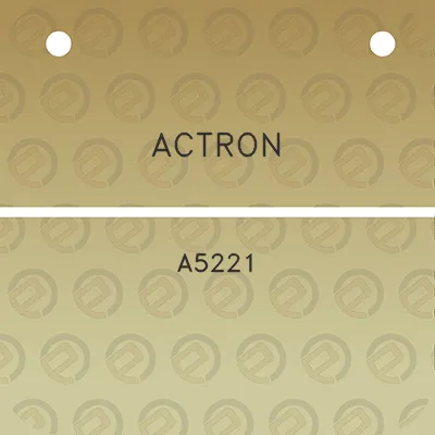 actron-a5221