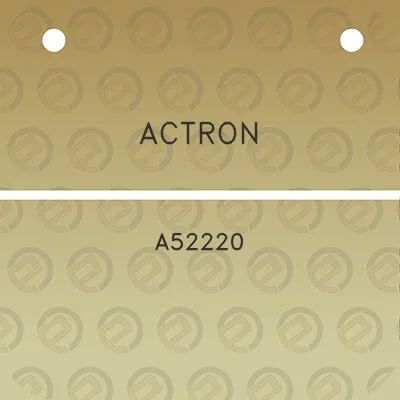 actron-a52220