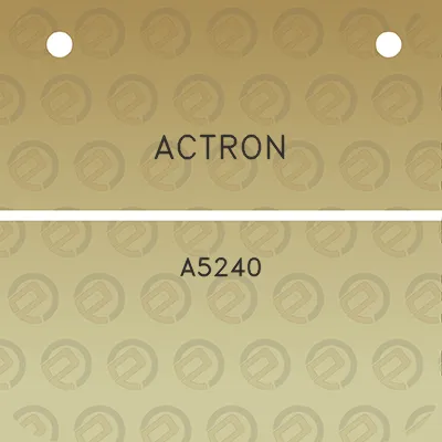 actron-a5240