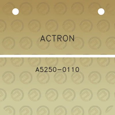 actron-a5250-0110