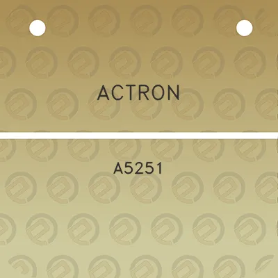 actron-a5251