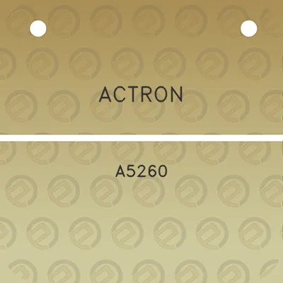 actron-a5260