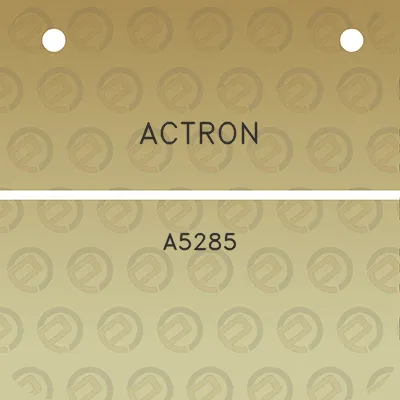 actron-a5285