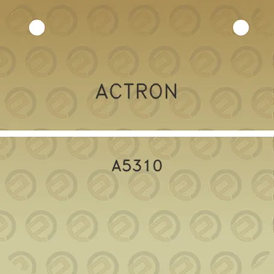 actron-a5310