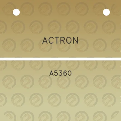 actron-a5360