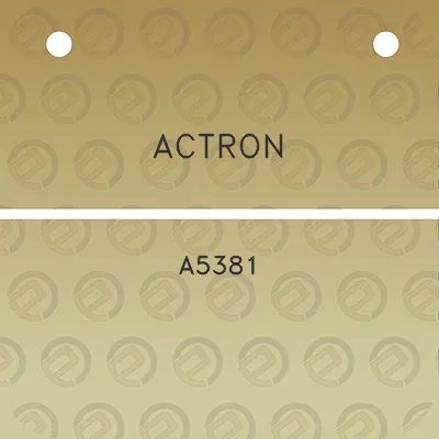 actron-a5381