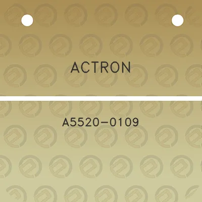 actron-a5520-0109