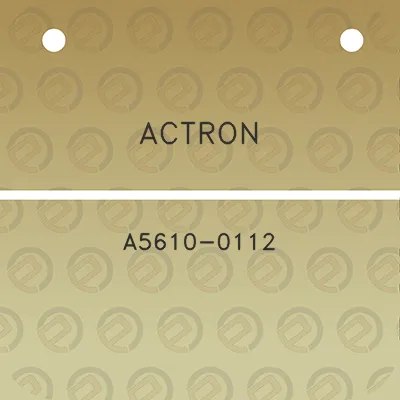 actron-a5610-0112