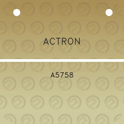 actron-a5758