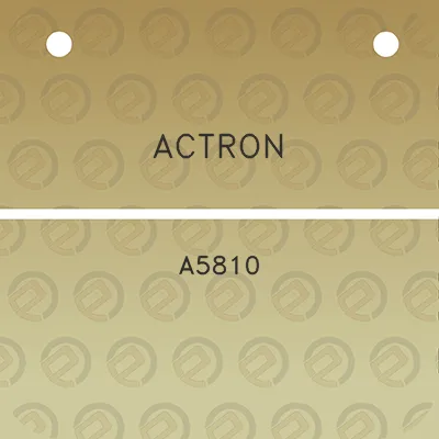 actron-a5810