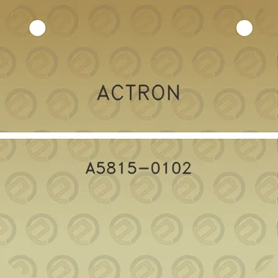 actron-a5815-0102