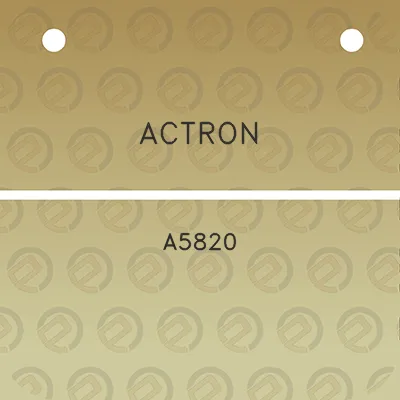 actron-a5820