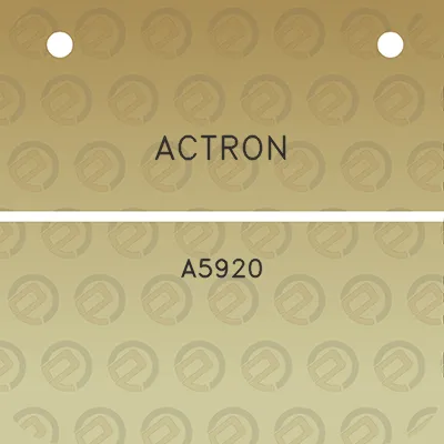 actron-a5920