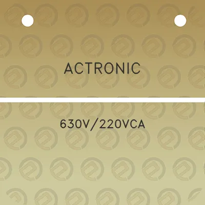 actronic-630v220vca