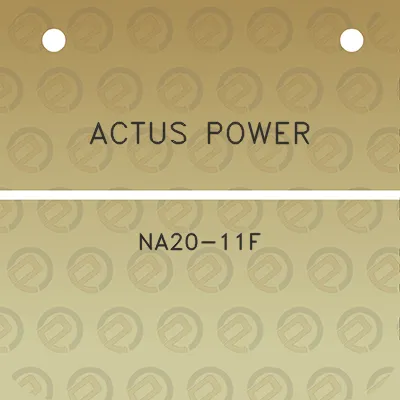 actus-power-na20-11f