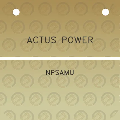 actus-power-npsamu