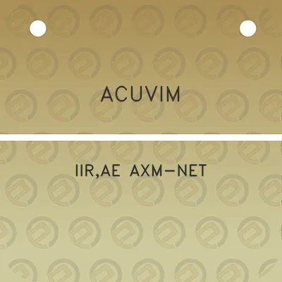 acuvim-iirae-axm-net