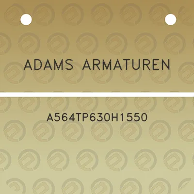 adams-armaturen-a564tp630h1550