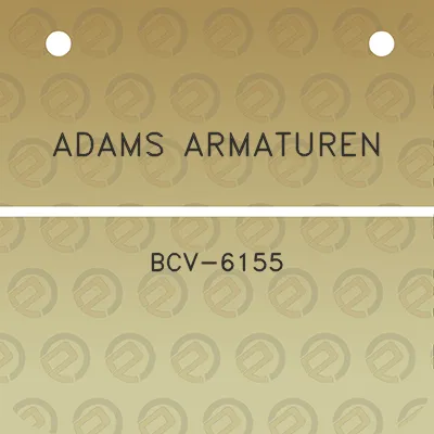 adams-armaturen-bcv-6155