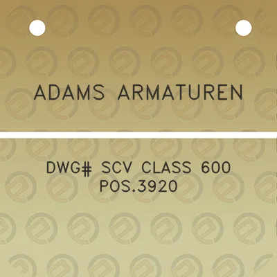 adams-armaturen-dwg-scv-class-600-pos3920