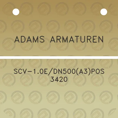 adams-armaturen-scv-10edn500a3pos-3420