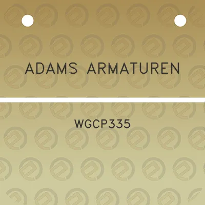 adams-armaturen-wgcp335