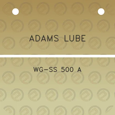 adams-lube-wg-ss-500-a