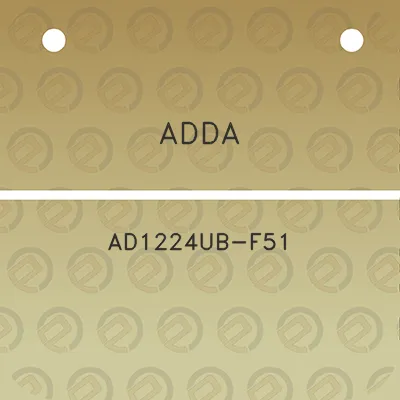 adda-ad1224ub-f51