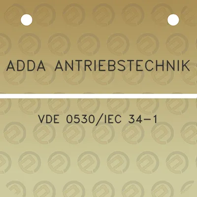 adda-antriebstechnik-vde-0530iec-34-1