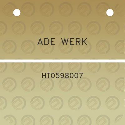 ade-werk-ht0598007